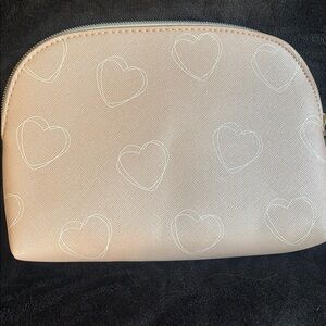 Pandora pink heart makeup bag -new, never used